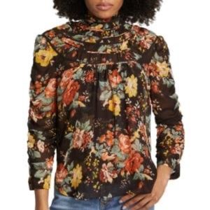 VERONICA BEARD Ares Floral Blouse, size XS